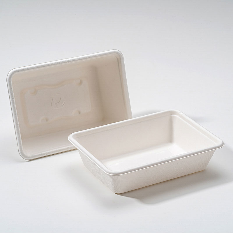 Квадратна кутия Bagasse
