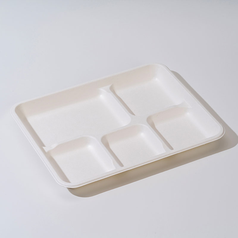 sugarcane pulp compartment tray